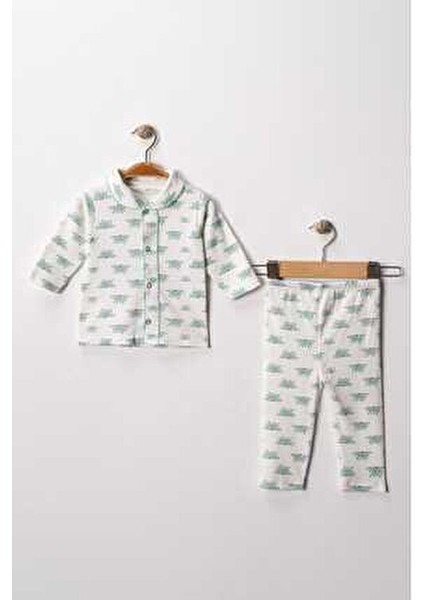 Bebek Yenidogan Çocuk Kiz Erkek Pamuklu Oyali Pijama Takımı Hediyelik