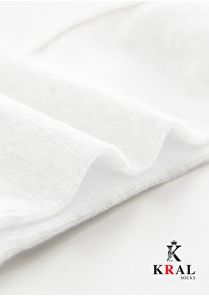 Ekonomik Bilek Boy Patik Çorap Yüksek Pamuklu 10 Çift Düz Desen Unisex