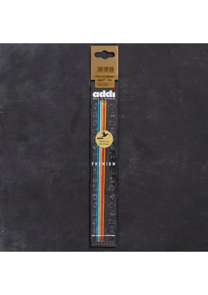 Addi Colibri 2,25MM 20CM Renkli Çorap Şişi - 204-7