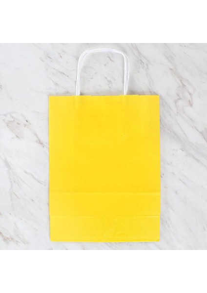 Loren 18X8X24 cm Sarı Kraft Çanta