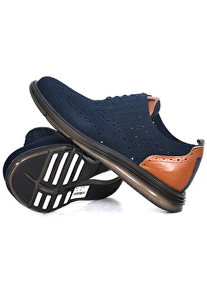 Erkek Spor Ayakkabı Lacivert Örme Triko Eva/tpu Taban - 3541 modelleri