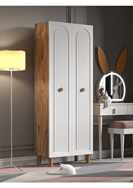 Bohem 2 Kapaklı Gardırop Mdf Kapak modelleri