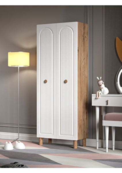 Bohem 2 Kapaklı Gardırop Mdf Kapak fırsatları