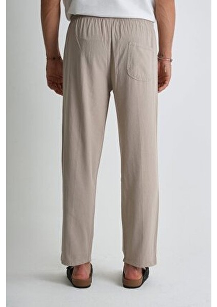 Erkek Büyük Beden %100 Pamuk Keten Görünümlü Pantolon E206 fırsatları