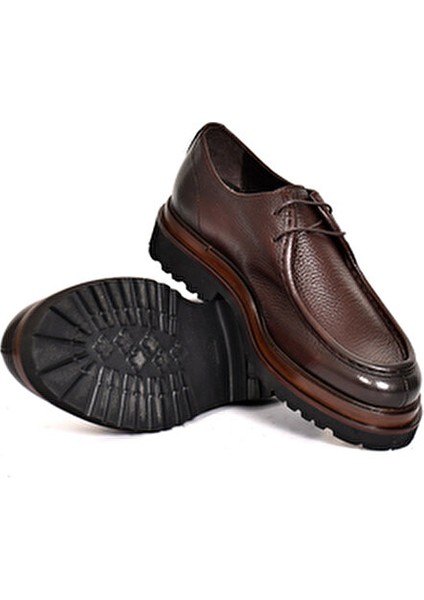 Hakiki Deri Kahverengi Erkek Loafer Ayakkabı Eva Taban - 3094 fırsatları