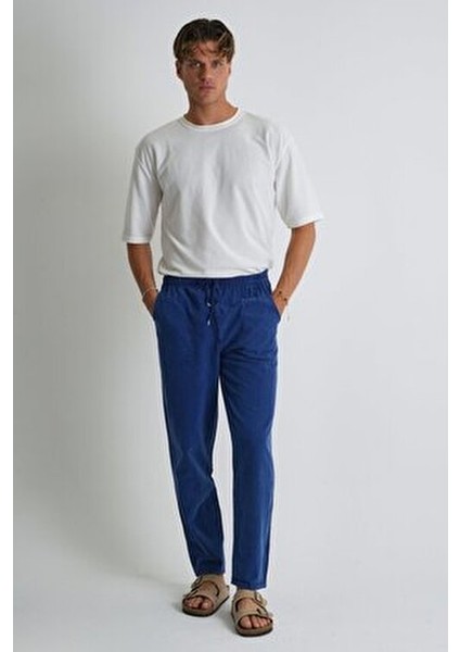 Erkek Büyük Beden %100 Pamuk Keten Görünümlü Pantolon E206 fiyatları