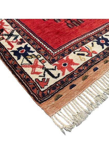 El Dokuma Sıfır Dazkırı Halısı Seccade 90X125 Kiremit Kök Boya Yün Namazlık Kiremit modelleri