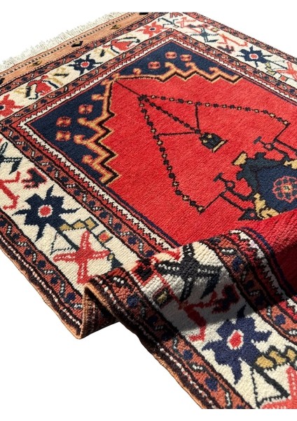 El Dokuma Sıfır Dazkırı Halısı Seccade 90X125 Kiremit Kök Boya Yün Namazlık Kiremit indirimleri