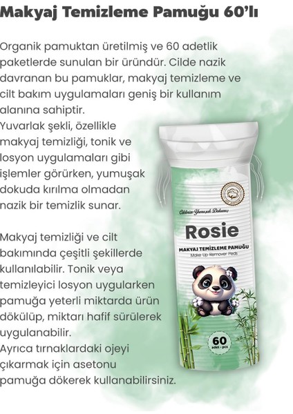 Ipek 70'li, 17AL 15 Öde Makyaj Temizleme ve Rosie Pamuk Hediye indirimleri
