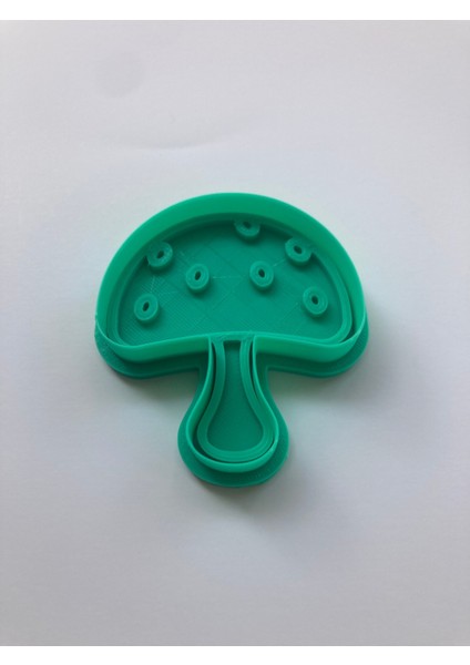 Mantarlı Kurabiye Kalıbı, Yeşil, Plastik, Sevimli Benekli Tasarım, Mutfak Pişirme Aksesuarı fiyatları