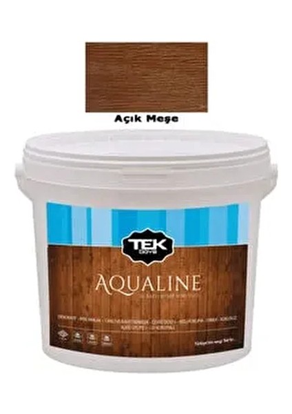 Aqualine Su Bazlı Ahşap Koruyucu 2,5 Lt. Koyu Meşe