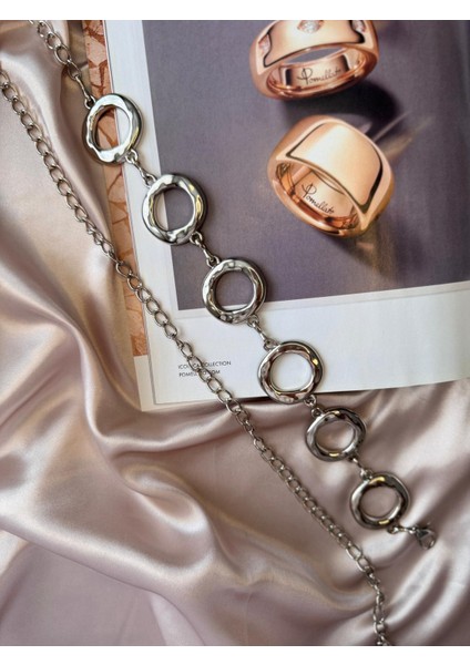 Halka Zincir Gümüş Kemer