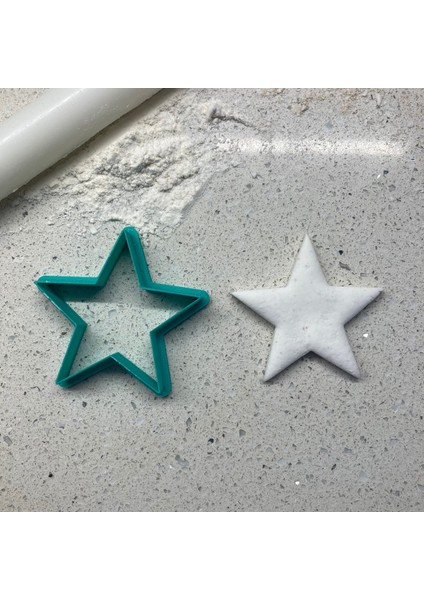 Çok Amaçlı Yıldız Kurabiye Kalıbı | Yılbaşı, Doğum Günü ve Parti Için | Bisküvi ve Kil Kesici