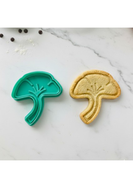Ginkgo Biloba Yaprağı Şekilli Kurabiye Kalıbı, Gıda Uyumlu, Mutfak Pişirme Aracı