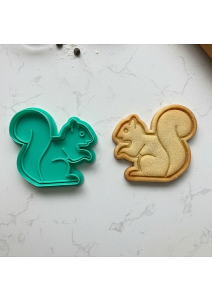 Sincap Şekilli Kurabiye Kalıbı, Hamur Şekillendirici, Sonbahar ve Orman Temalı Mutfak Aksesuarı