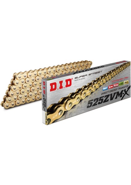 525-120ZVM-X 2014-2019 Suzuki V-Strom DL1000 Uyumlu Zincir Zvm-X Gold (Sarı) Renk