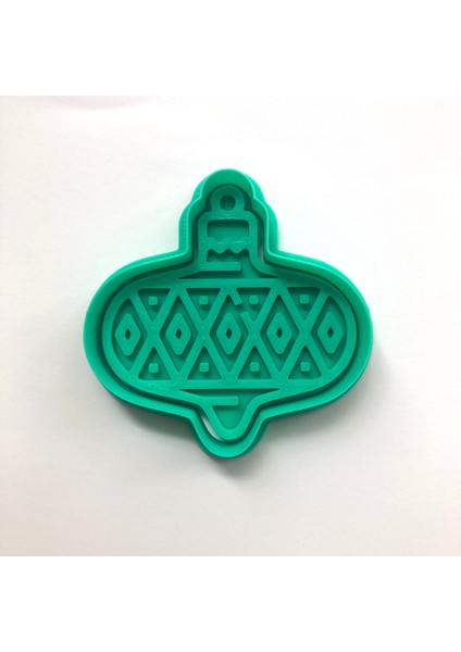 Yılbaşı Ağaç Süsü Kurabiye Kalıbı ve Damga Seti - Geometrik Desenli fiyatları