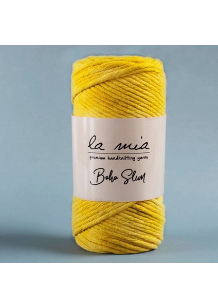 La Mia Boho Slim Sarı El Örgü Ipi -L003 - 34195