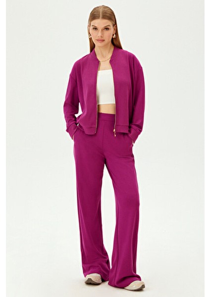 Gold Fermuarlı Pamuklu Regular Sweatshirt