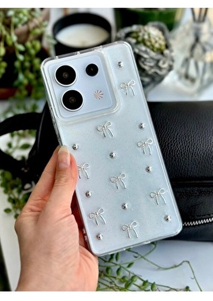 Redmi Note 13 Pro 5g Uyumlu 3D Mini Fiyonk Tasarımlı Oyuncaklı Silikon Kılıf modelleri