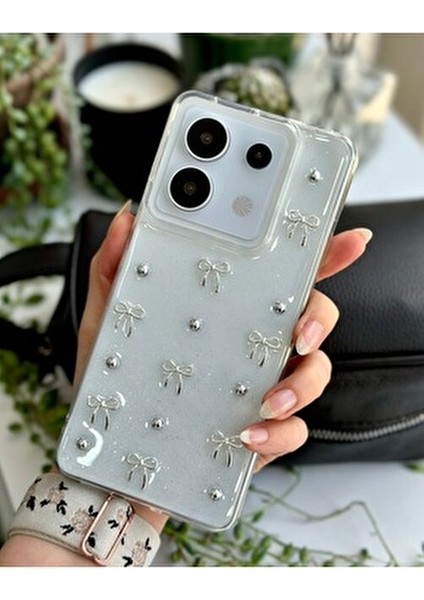 Redmi Note 13 Pro 5g Uyumlu 3D Mini Fiyonk Tasarımlı Oyuncaklı Silikon Kılıf fırsatları