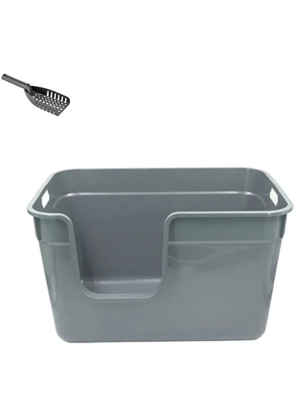 Tanos Dekoratif Büyük Yarı Kapalı Kedi Tuvaleti (Kürek Hediyeli) fiyatları