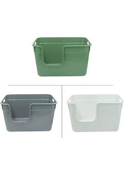 Tanos Dekoratif Büyük Yarı Kapalı Kedi Tuvaleti (Kürek Hediyeli) modelleri