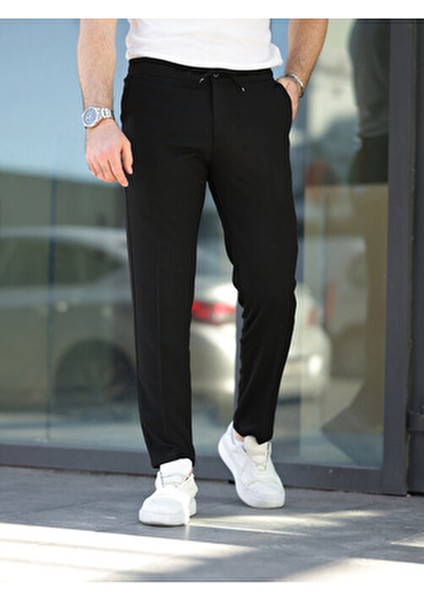 Rahat Şık Kolay Ütülenebilir Slim Fit Kumaş Jogger Pantolon modelleri