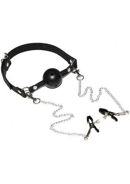 Noxxx Ağız Topu ve Göğüs Klipsi