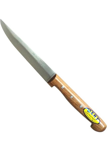 H.m. Paslanmaz Bursa Sebze Bıçağı 11 Cm, Ahşap Sap