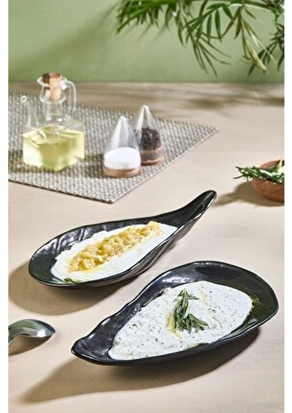 Istiridye Cam Meze ve Çerez Servis Tabağı - 2 Adet