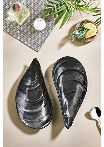 Istiridye Cam Meze ve Çerez Servis Tabağı - 2 Adet modelleri