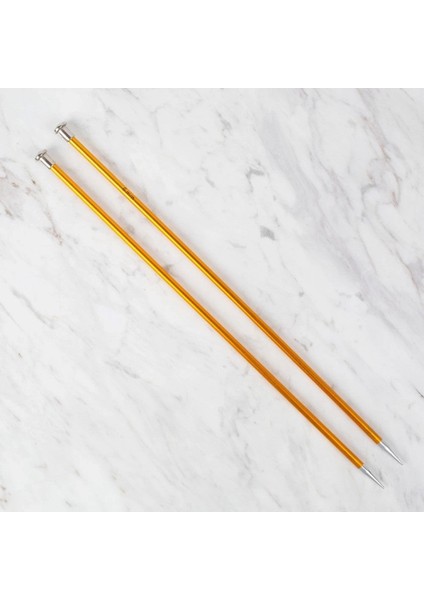 Loren Rythm 6mm Sarı Renkli Metal Örgü Şişi