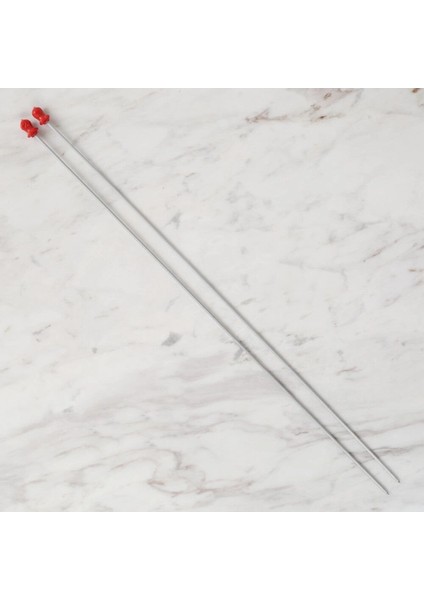 Loren Crafts 2,5 mm 35 cm Klasik Alüminyum Örgü Şi