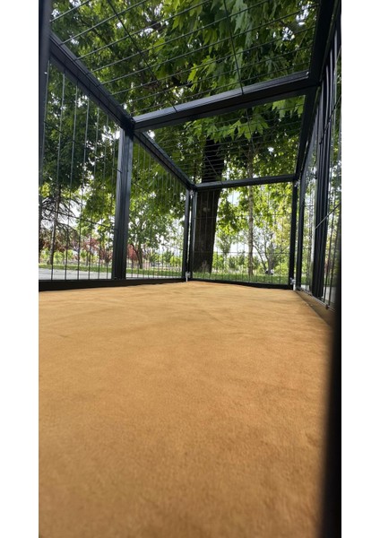 Metal Profilli Kedi Köpek Çit 120 MMX60 mm Yükseklik:60 cm Üstü Kapalı, Kapılı Üzeri Açılabilir modelleri