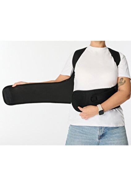 Dik Duruş Korsesi Kadın Erkek Kamburluk Önleyici Korse Sırt Omuz Kambur Dikduruş Durmak Için