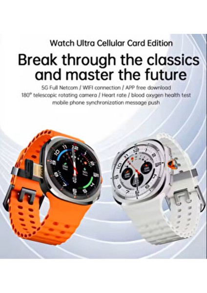 Kalobee U8 Ultra Görüntülü Görüşmeli Hatlı Akıllı Saat 4g