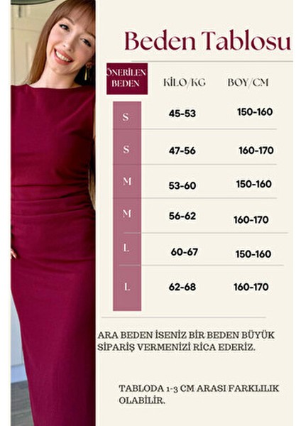 Drapeli Midi Bordo Elbise indirimleri