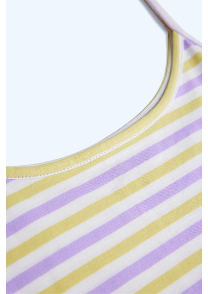 Kadın Ince Askılı Pijama Takım Lila Renk indirimleri