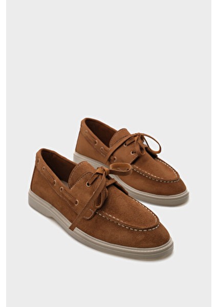 Camila Kadın Loafer Suni Deri Kahverengi Günlük Taban Düz Model fırsatları