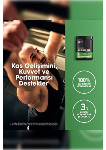 Whey Gold Standard Çikolata Aromalı 2.26KG Kreatin 317G Kas Seti