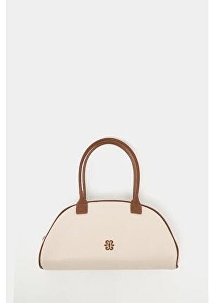 Bej Kadın Retro El ve Omuz Çantası fırsatları