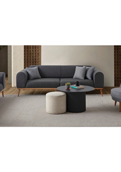 Rebull 3+3 Koltuk Takımı Antrasit modelleri