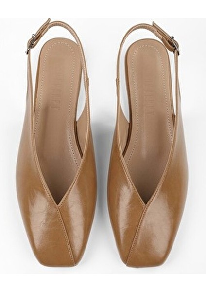 Kadın Noya Karamel Cilt Babet