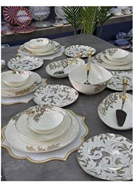 Lüx Porselen Tierra 29 Parça Yemek Takımı modelleri