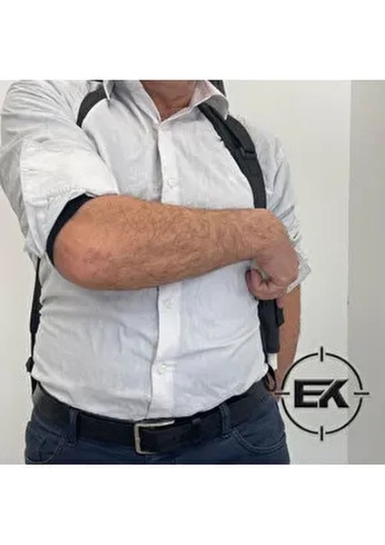 Koltuk Altı Tabanca Kılıfı Ergonomik Tasarım ile Ayarlanabilir ve Rahat Kullanım Sunar