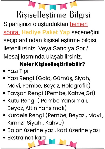 Hediye Balon Kutusu Kişiye Özel Mesajlı - Yenidoğan Hediyesi - Doğum Günü Hediye Kutusu modelleri