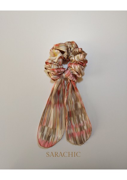 Golden Sunset Fiyonklu Scrunchie modelleri