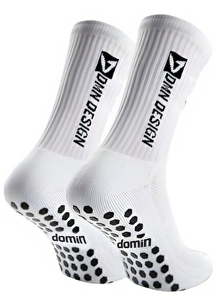 Beyaz Kaydırmaz Silikonlu Tabanlı 2'li Nefes Alan Premium Sporcu Çorap modelleri