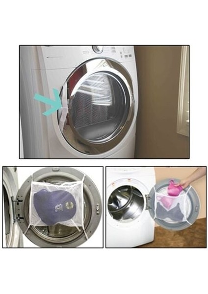 Hassas Çamaşır - Ayakkabı Yıkama Filesi Kapak Bağlamalı 35 x 20 cm fiyatları